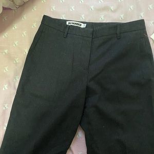 Jil Sander wool straight leg trousers